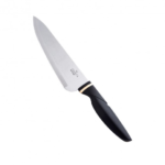 6-piece Karaca Proofcut black knife set with stainless steel blades and stand