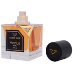 Vertus Paris Amber Elixir 100ML bottle with gold accents and dark liquid