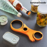 Ergonomic 5-in-1 multi-purpose jar and bottle opener by InnovaGoods