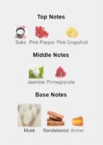 Diamond-shaped pink glass bottle of Montblanc Lady Emblem Eau de Parfum 75ml for women.