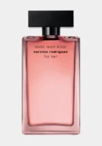 Narciso Rodriguez Musc Noir Rose For Her Eau de Parfum 100mL bottle showing smoky pink glass.