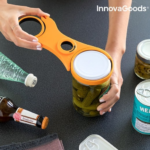Ergonomic 5-in-1 multi-purpose jar and bottle opener by InnovaGoods