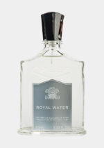 Clear 100ML glass bottle of Creed Royal Water Eau de Parfum with silver cap