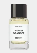 Matiere Premiere Neroli Oranger 100mL bottle showcasing clear glass and minimalist luxury design