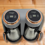 Emjoi 1200W Turkish Coffee Maker with digital screen and stainless steel base