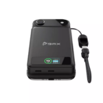 BMX SolidSafe 10K black magnetic power bank with Qi2 charging and LCD display