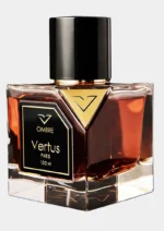 Vertus Paris Ombre 100ml EDP bottle with elegant square design and gold-toned detailing