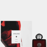 Deep red glass bottle of Amouage Lyric for Women Eau de Parfum 100ML