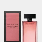 Narciso Rodriguez Musc Noir Rose For Her Eau de Parfum 100mL bottle showing smoky pink glass.