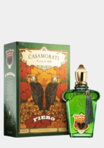 Emerald green bottle of Xerjoff Casamorati Fiero EDP 100ml for men