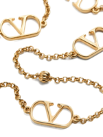 Valentino Garavani VLogo Signature gold-tone necklace with adjustable chain