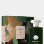 Amouage Purpose 100mL perfume bottle with luxury packaging and Amber Woody notes