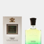 Creed Original Vetiver 100mL EDP bottle with green gradient glass.