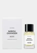 Matiere Premiere Neroli Oranger 100mL bottle showcasing clear glass and minimalist luxury design