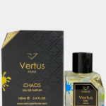 Sleek 100ML bottle of Vertus Chaos Eau de Parfum for Men and Women