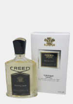 Creed Royal Oud 100mL Eau de Parfum bottle with gold and black detailing.