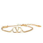 Valentino Garavani VLOGO Signature Gold-Tone Brass Bracelet