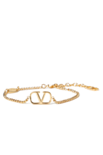 Valentino Garavani VLOGO Signature Gold-Tone Brass Bracelet