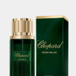 Elegant bottle of Chopard Cedar Malaki Eau de Parfum 80ml for men and women