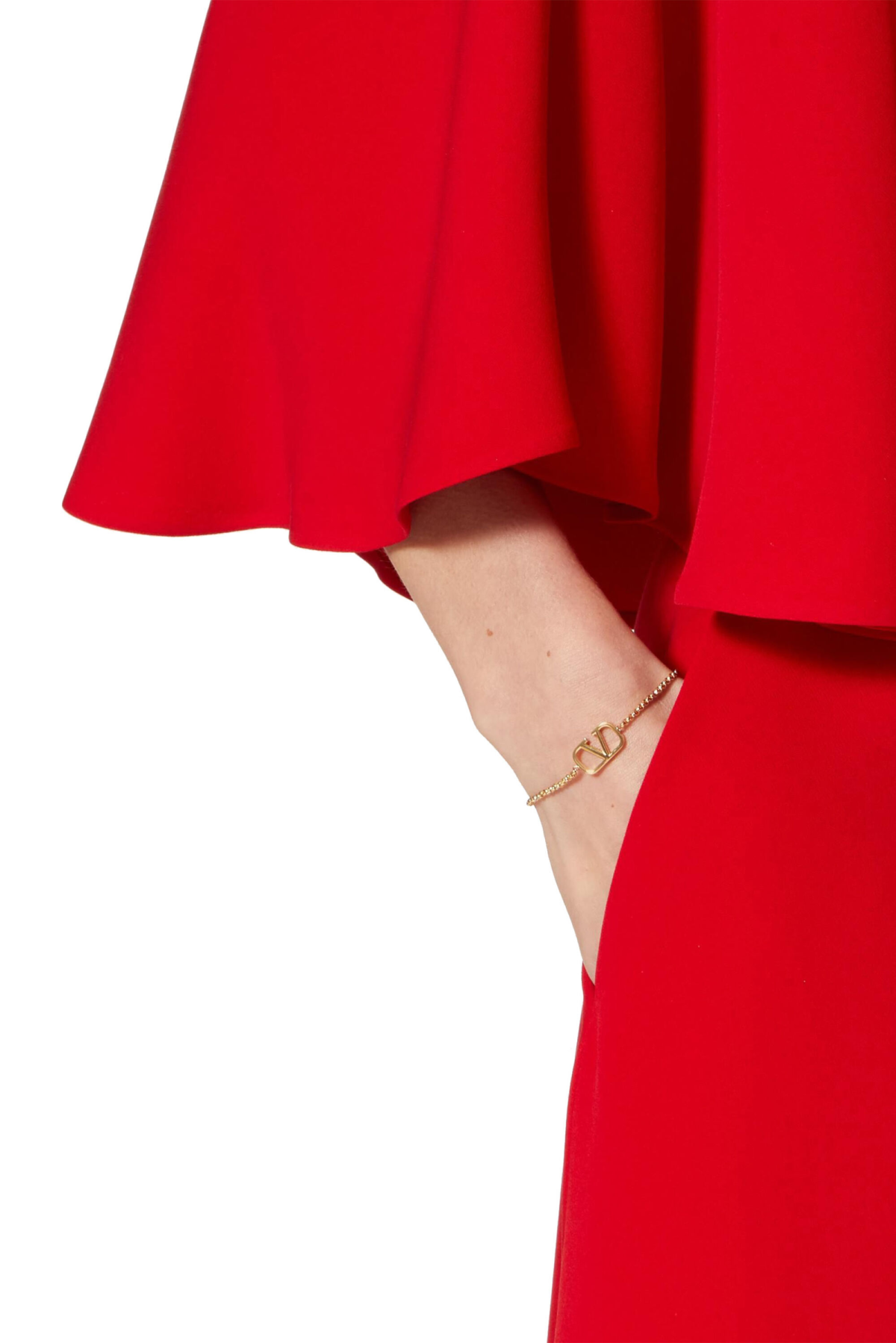 Valentino Garavani VLOGO Signature Gold-Tone Brass Bracelet