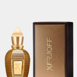 Luxury bottle of Xerjoff Oud Stars Luxor EDP 50ml with golden details