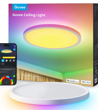 Govee 30cm Smart Ceiling Light H80A1 RGBIC LED fixture white