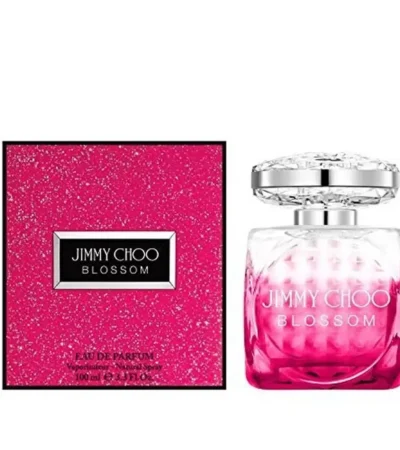 Jimmy Choo Blossom Eau De Parfum 100ml pink faceted glass bottle