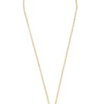 Dolce & Gabbana gold-tone fine link necklace with rhinestone DG logo pendant