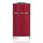 Red textured bottle of Dunhill London Icon Racing Red Eau de Parfum 100ml