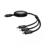 Baseus Free2Draw 100W black retractable charging cable 1.5m