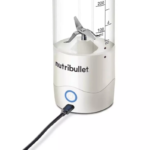 The Nutribullet Portable Blender NB-PB475W in off-white is showing the 475 ml cup and motor base.