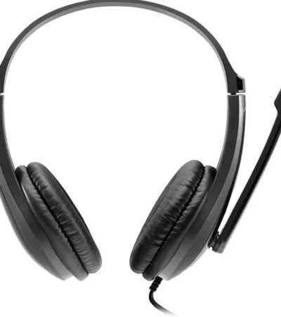 Canyon CNS-CHSU1B Wired USB Headset with Mic and Leather Ear Pads