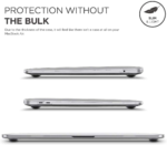 Clear Elago Ultra Slim Rigid Case for 13-inch MacBook Air M1 and 2019 models