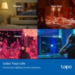 TP-Link Tapo L530E Multicolor Smart Wi-Fi Light Bulb 4-Pack Box