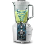 Philips HR2191/30 White Blender with 1.25L jar and accessories