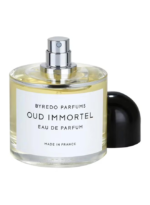 BYREDO Oud Immortel Eau de Parfum 100mL clear glass bottle with black cap
