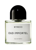 BYREDO Oud Immortel Eau de Parfum 100mL clear glass bottle with black cap