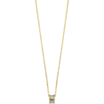 The Charriol Forever Magnifique stainless steel necklace features a twisted cable design.