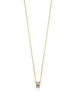 The Charriol Forever Magnifique stainless steel necklace features a twisted cable design.