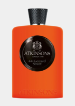 Atkinsons 44 Gerrard Street Eau de Cologne 100mL bottle with orange label