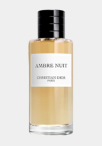 Dior Ambre Nuit 125ml EDP bottle with minimalist white label and black cap