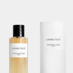 Dior Ambre Nuit 125ml EDP bottle with minimalist white label and black cap