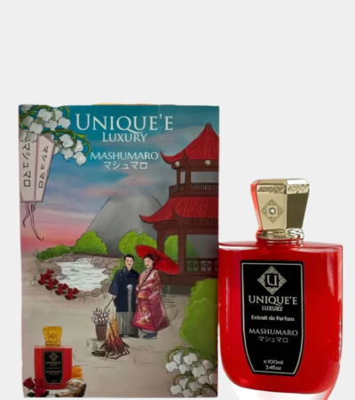 Unique’e Luxury Mashumaro 100ml Extrait de Parfum gold-accented bottle