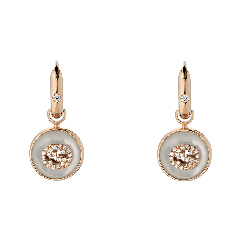 Gucci GUCCI INTERLOCKING EARRINGS