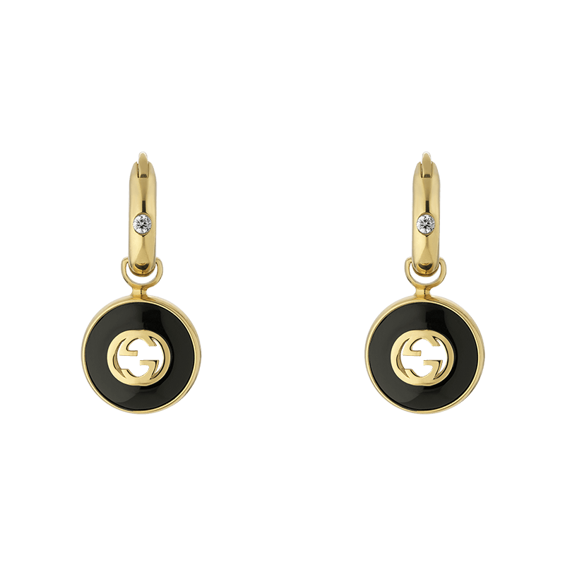 20260523_213940_3b349e1e-afca-4d1e-b6dc-f80e8664be09-1.png Gucci GUCCI INTERLOCKING EARRINGS - Image 1