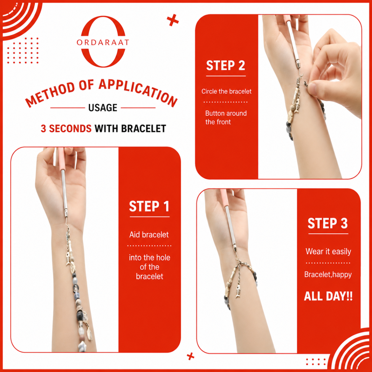 ⁦Bracelet Helper Tool - Black⁩ - الصورة ⁦3⁩