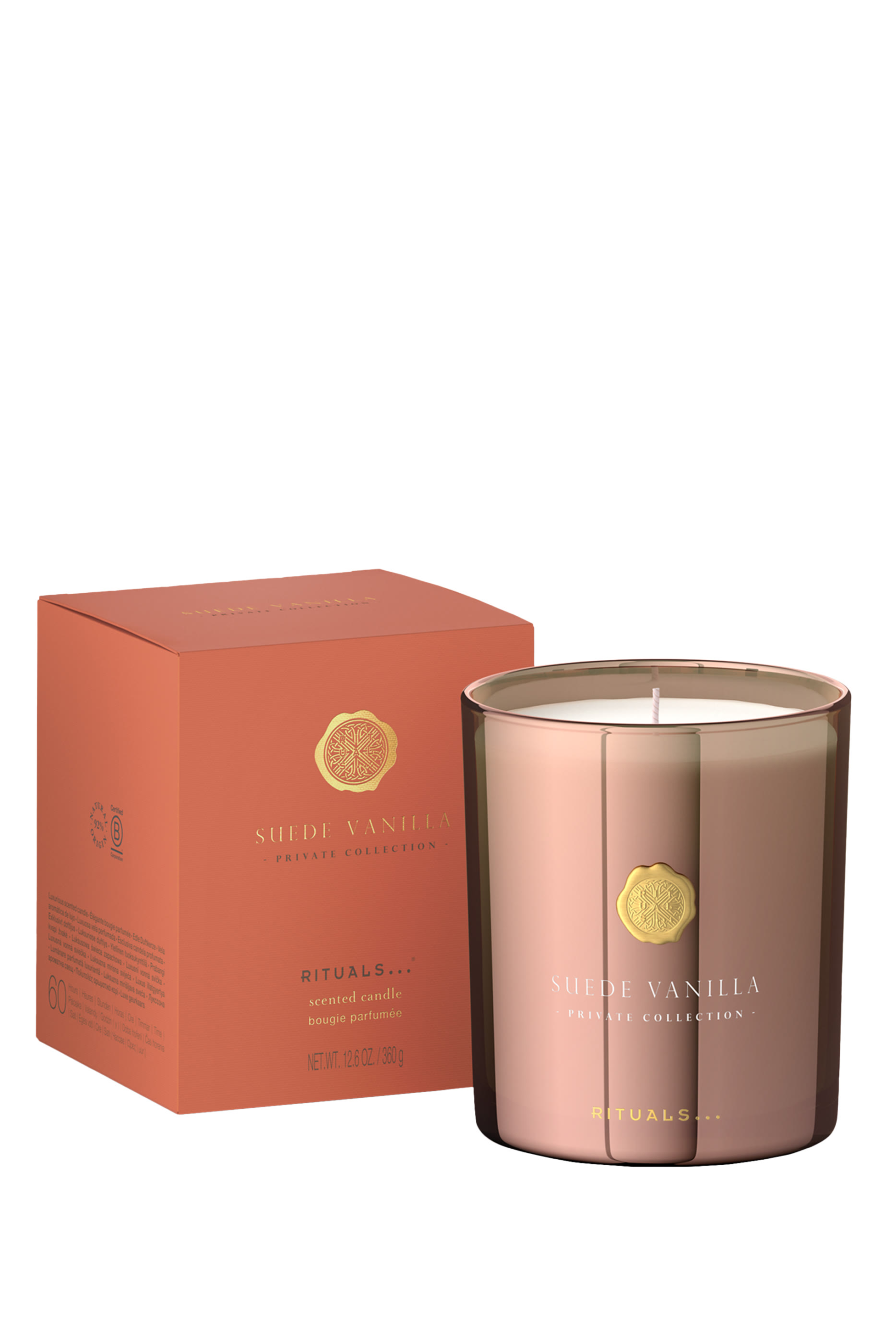 Rituals Suede Vanilla Scented Candle - 360g