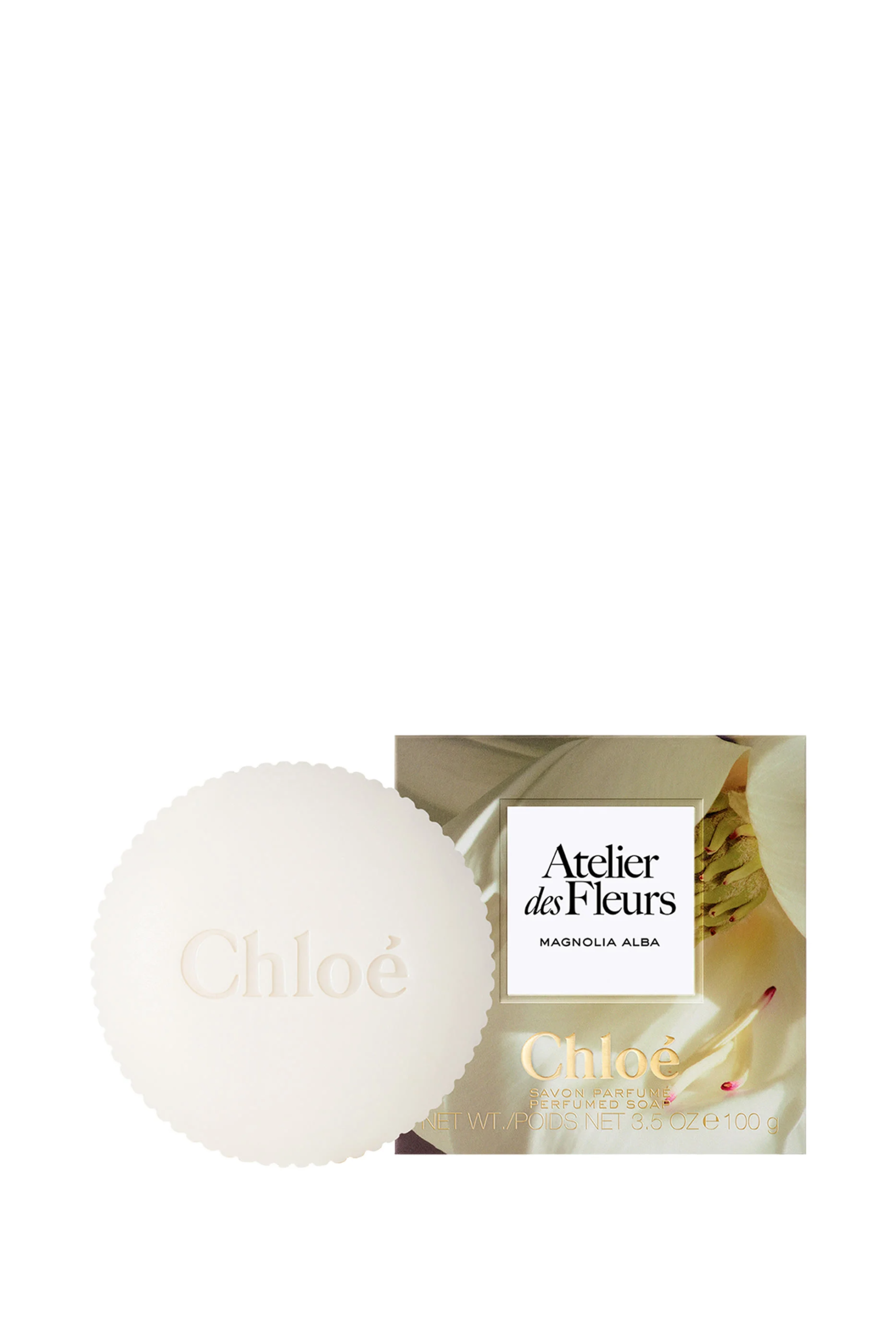 20260620_012830_e14d0272-6623-4f35-8925-006e9b76fc52.png Chloé - Atelier des Fleurs Magnolia Alba Perfumed Soap - Image 1