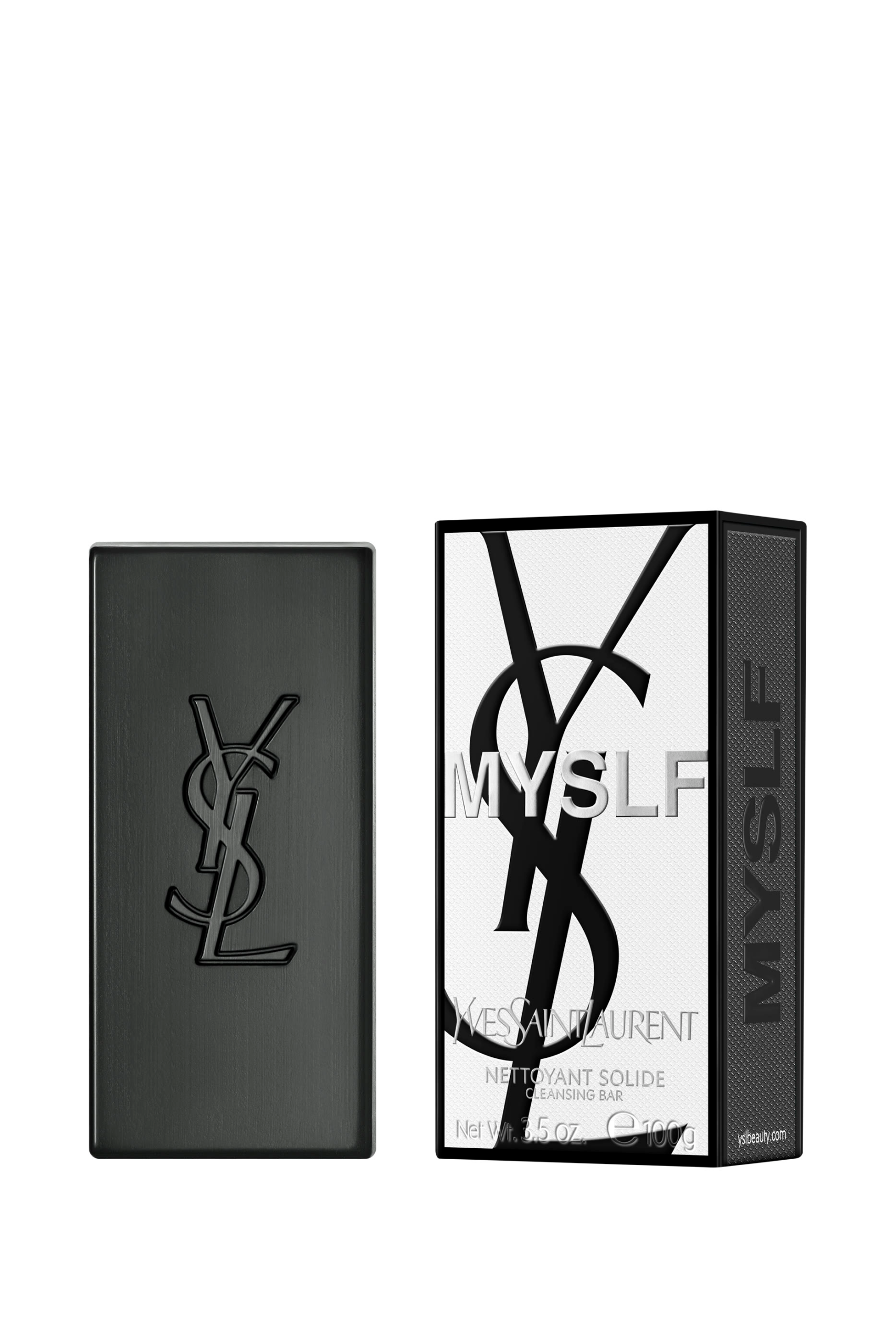20260621_221759_3068b50c-afa5-426b-aff9-4654e0007f54.png YVES SAINT LAURENT - MYSLF Cleansing Bar - 100gr - Image 1
