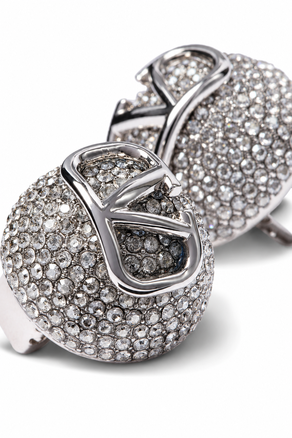 VALENTINO GARAVANI - VLogo Signature Metal and Swarovski® Crystal Earrings